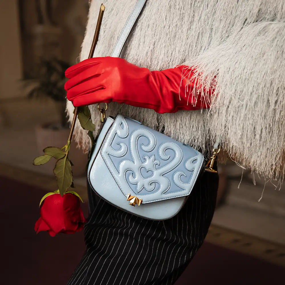 Wechselklappe - Mini Love Story - hellblau