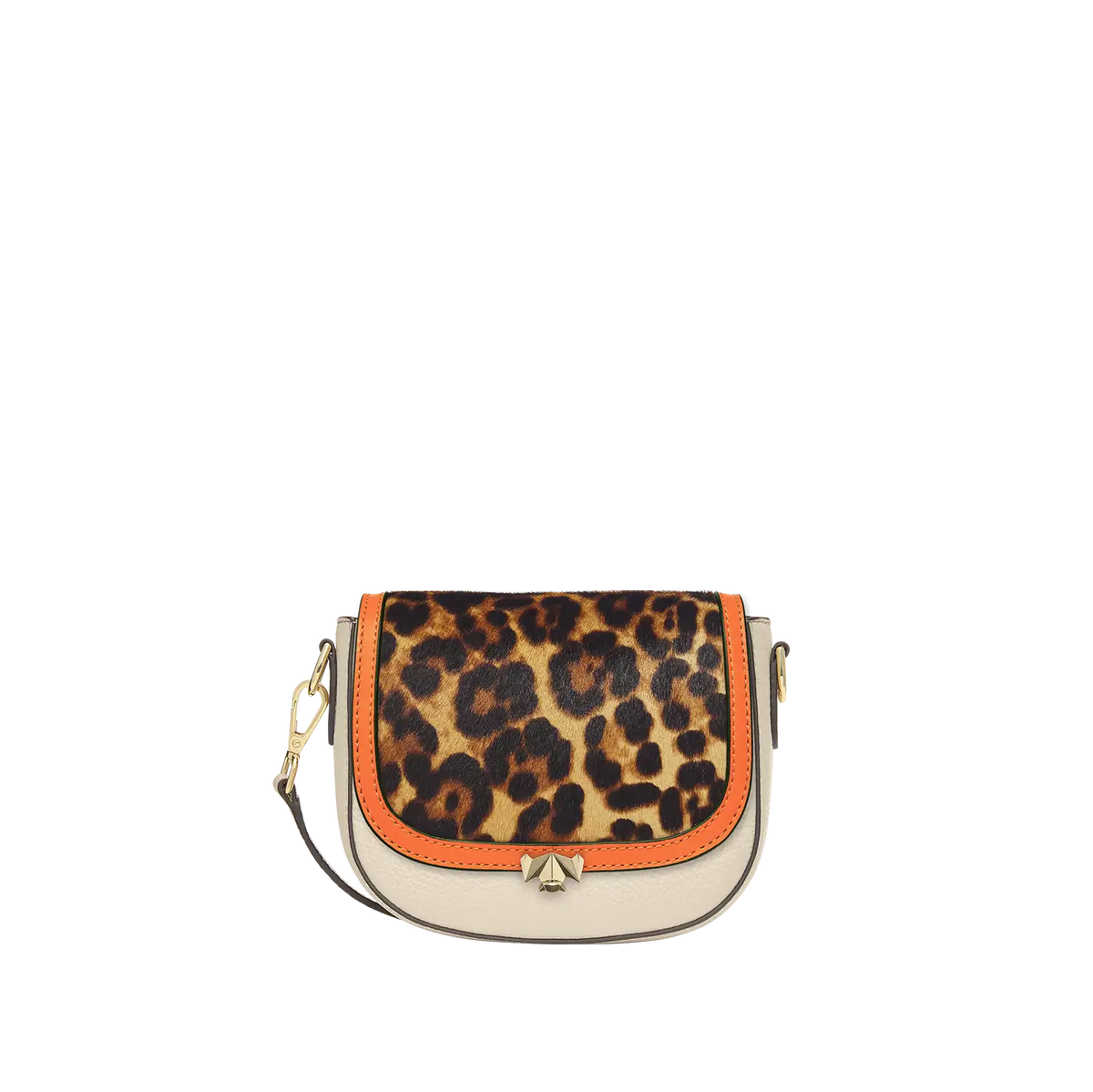 Wechselklappe - Mini Fur Real - leo-orange