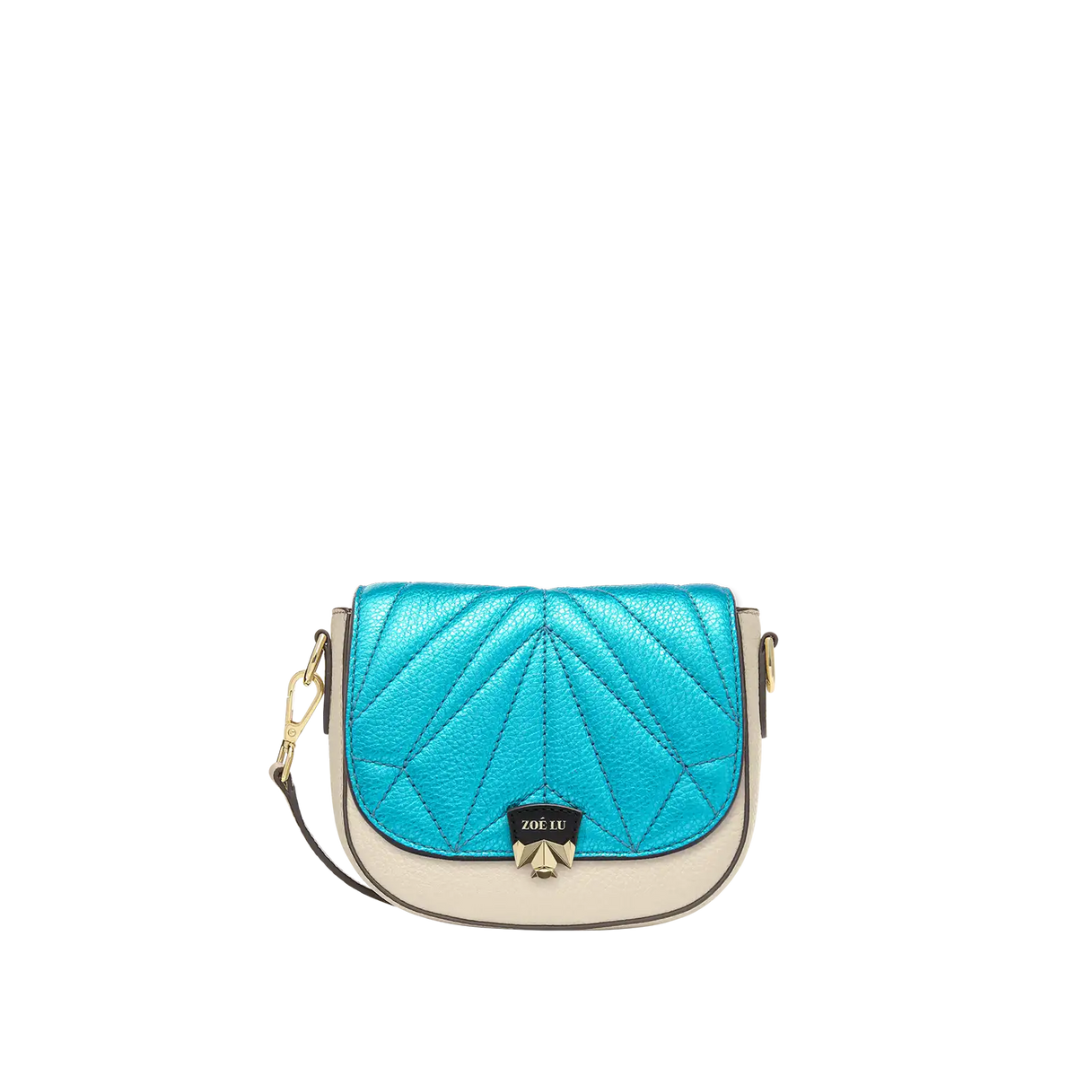 Wechselklappe - Mini Kinda Curacao - türkis-metallic