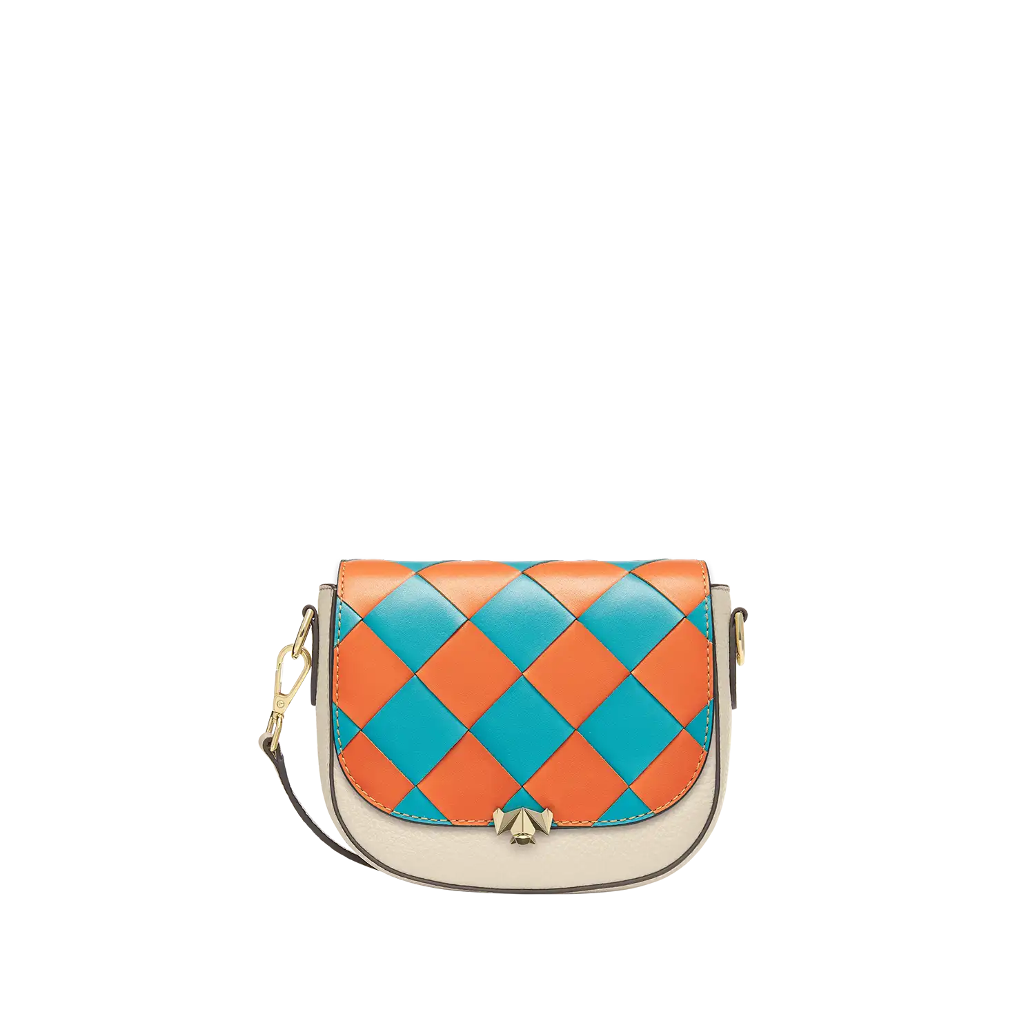 Wechselklappe - Mini La Giocosa - türkis-orange