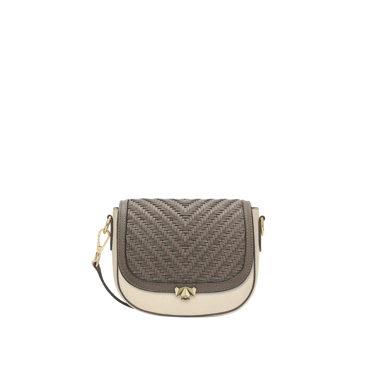 Wechselklappe - Mini Muted Mesh - taupe