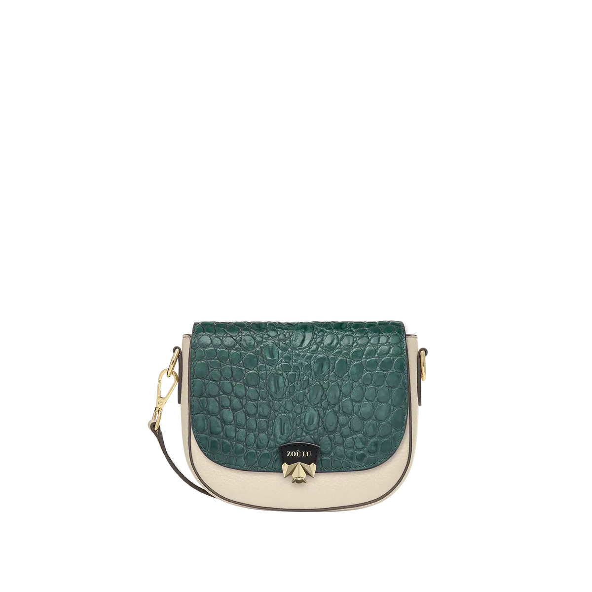 Wechselklappe - Mini Petrol Croc - petrol