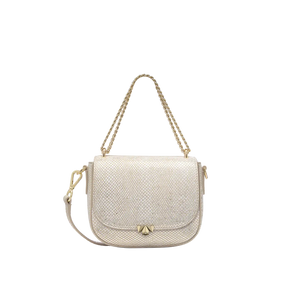 Wechselklappe - Wedding Bliss - beige-glitzer