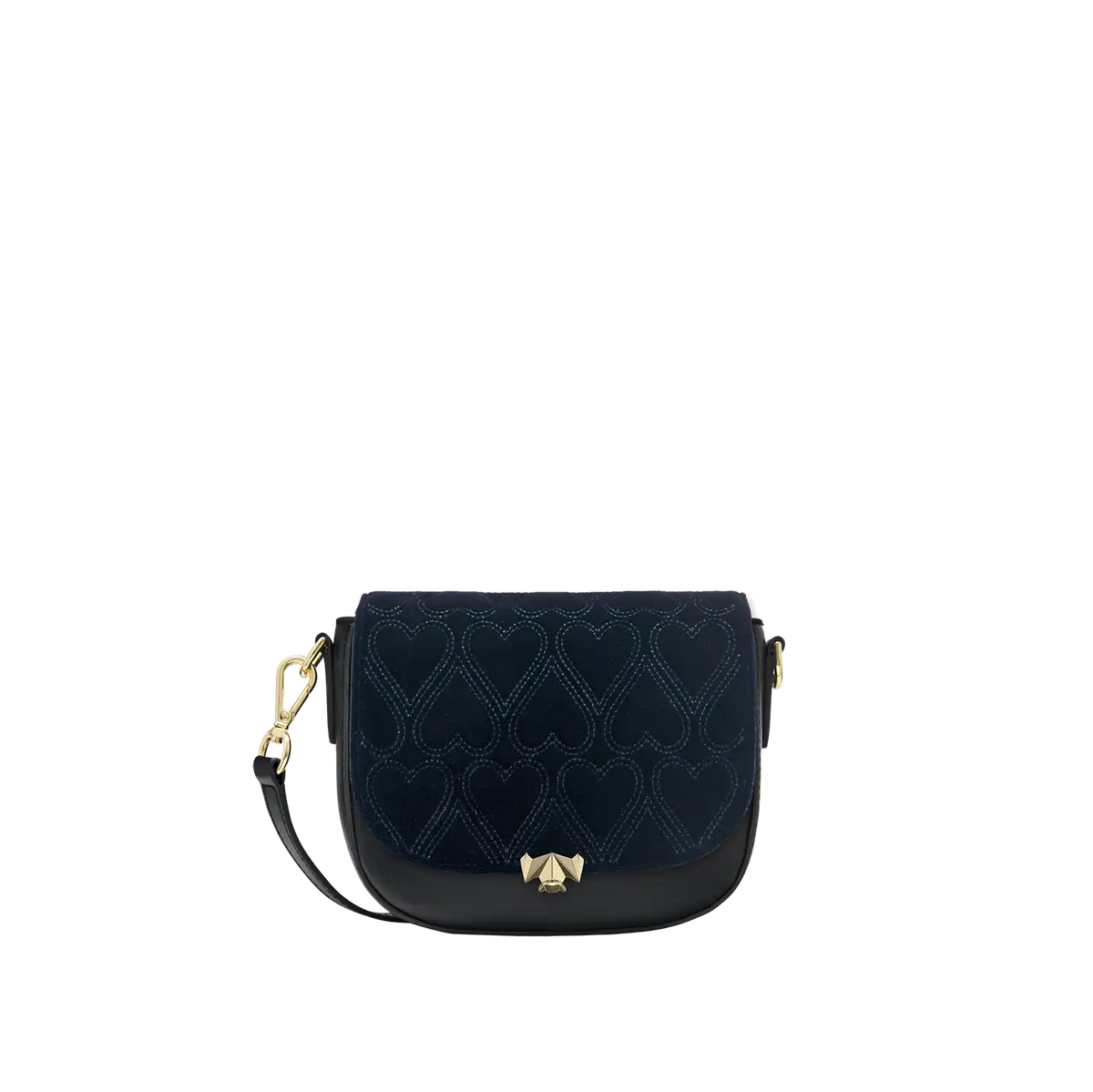 Wechselklappe - Mini Amour de Velours - dunkelblau