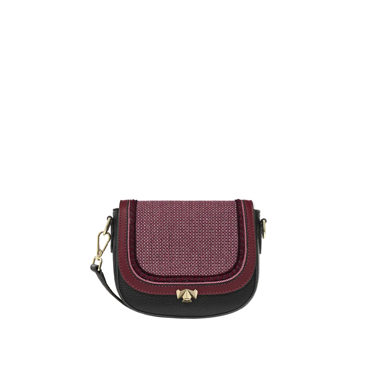 Wechselklappe - Mini Burgundy Kiss - dunkelrot