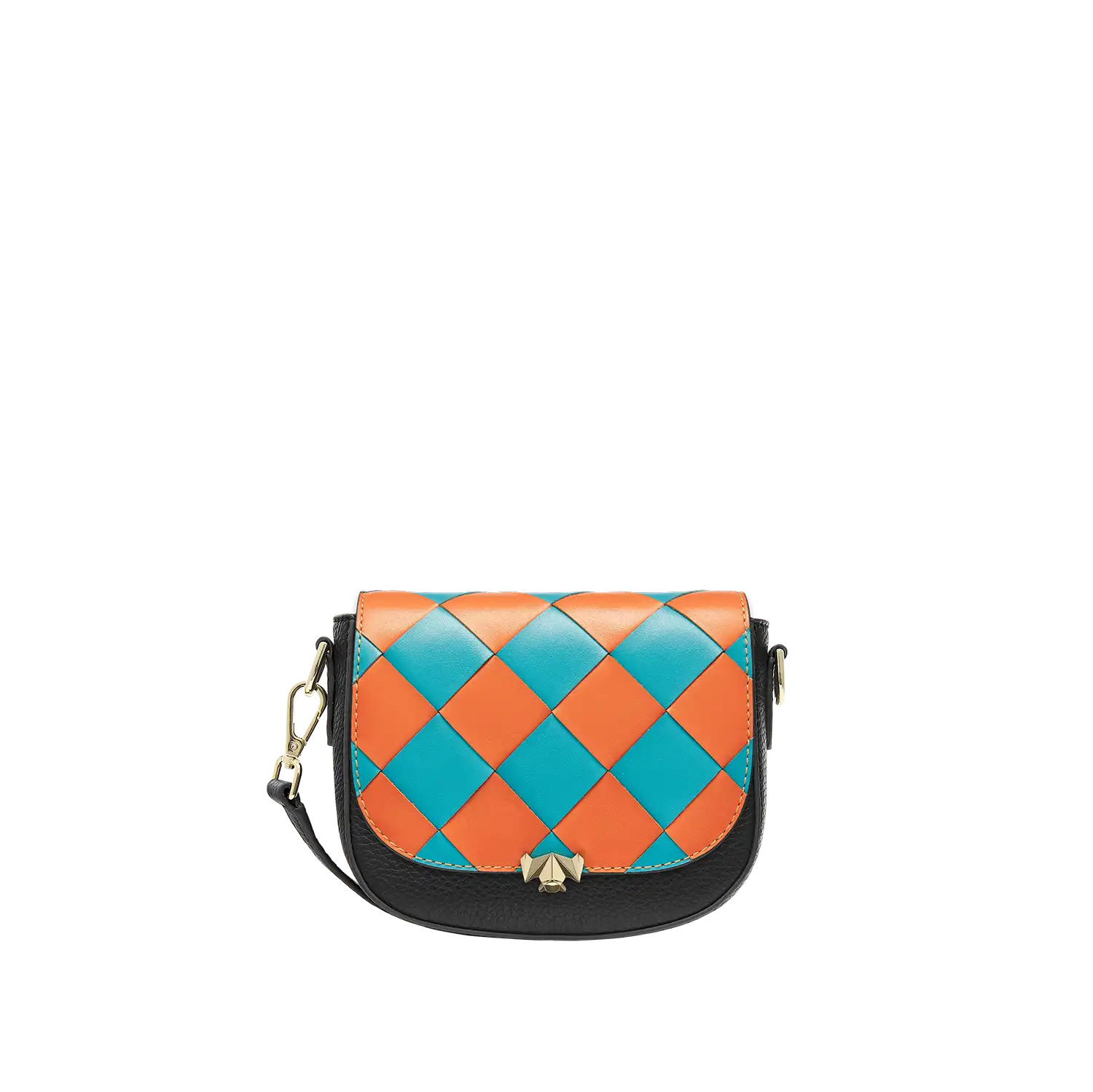 Wechselklappe - Mini La Giocosa - türkis-orange