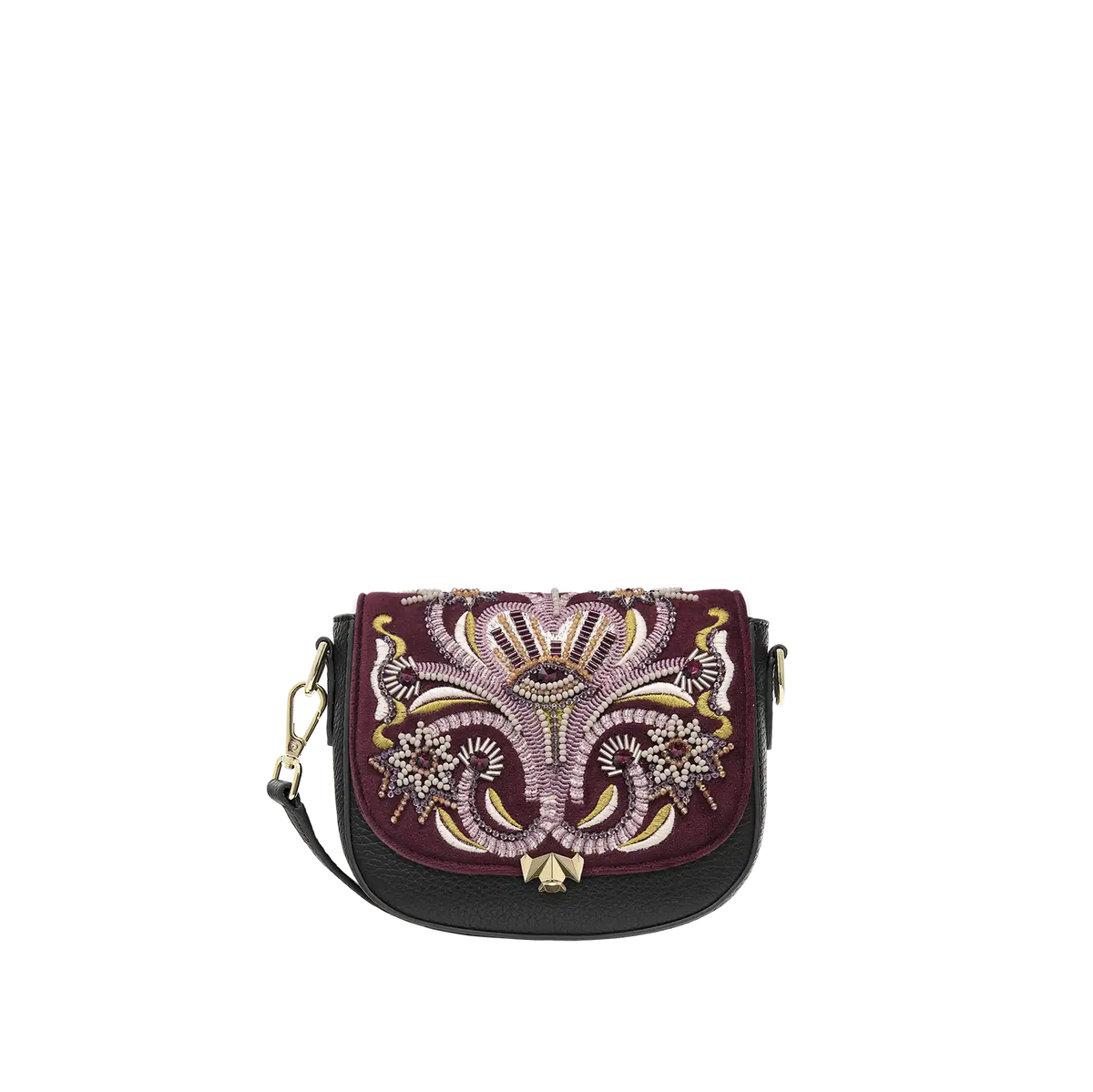 Wechselklappe - Mini La Mystérieuse - weinrot