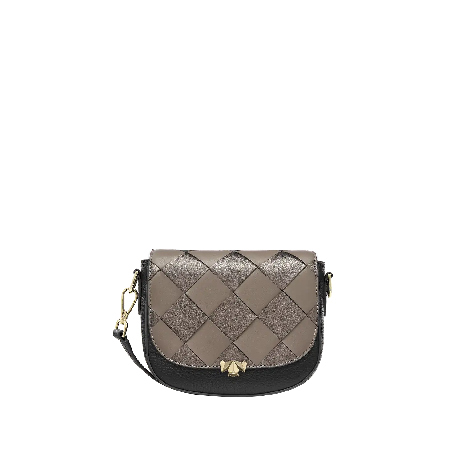 Wechselklappe - Mini La Segreta - taupe-bronze