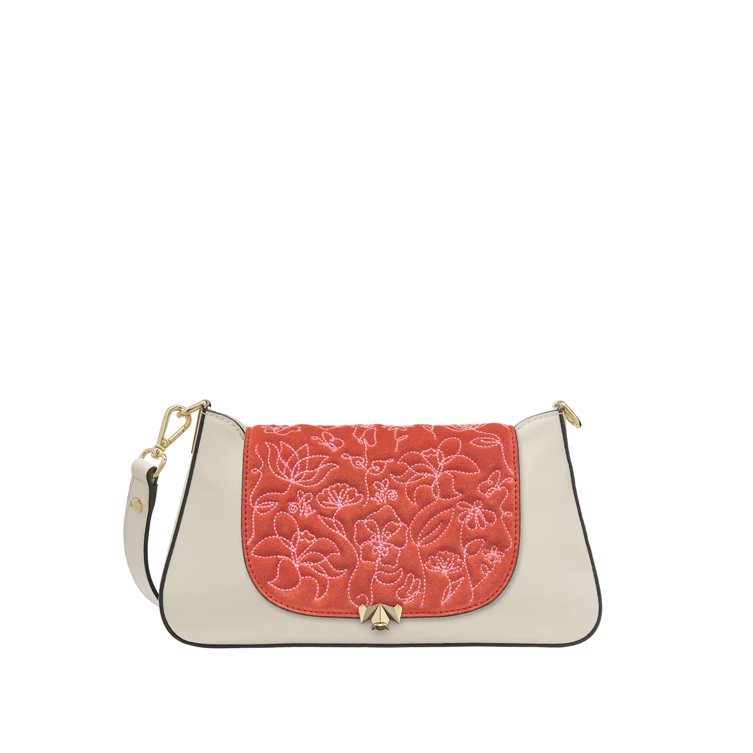 Wechselklappe - Mini Garden of Love - rot-pink