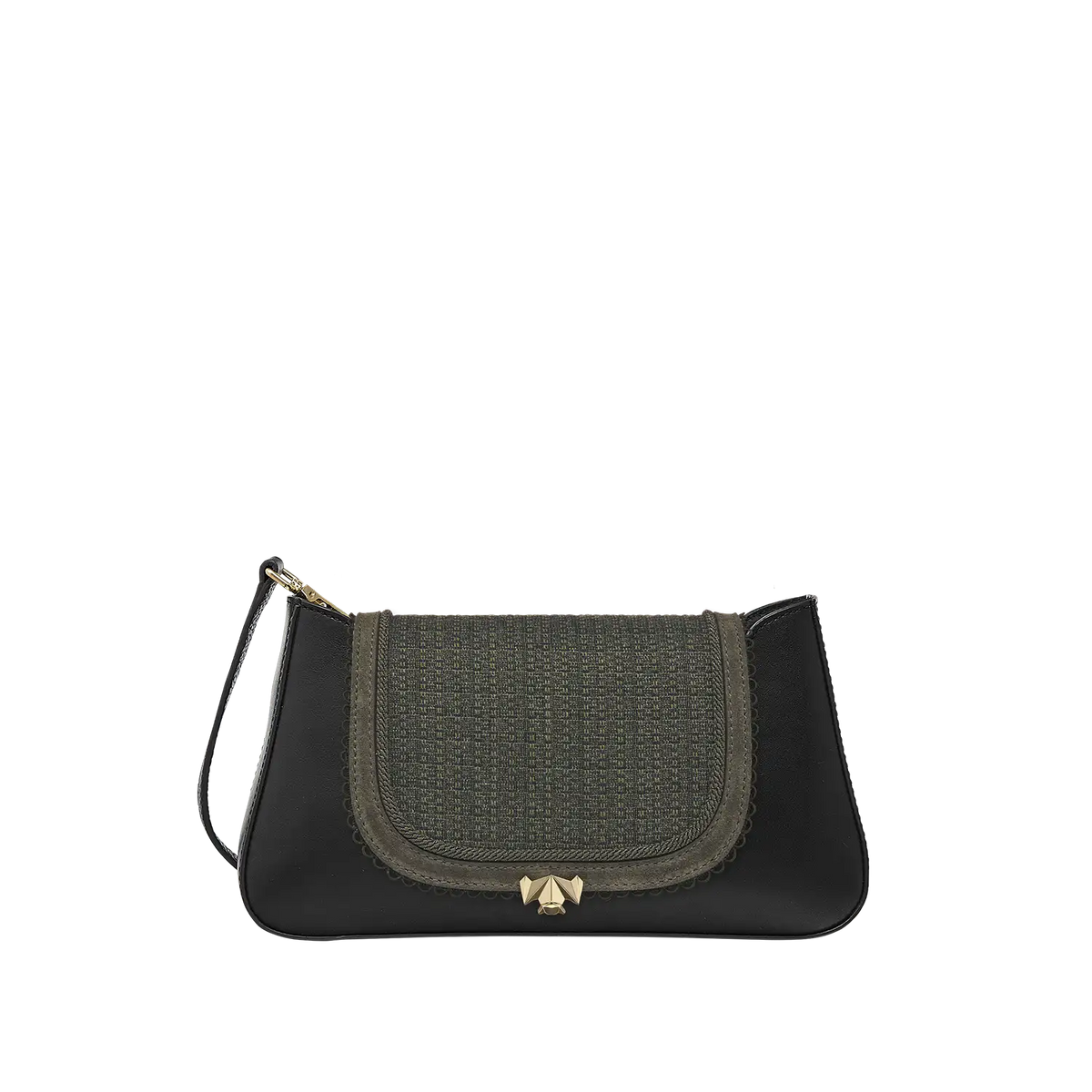 Wechselklappe - Mini Forest Glimmer - grün-glitzer