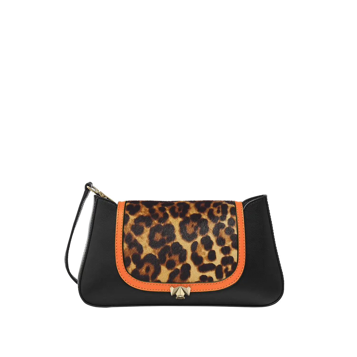 Wechselklappe - Mini Fur Real - leo-orange