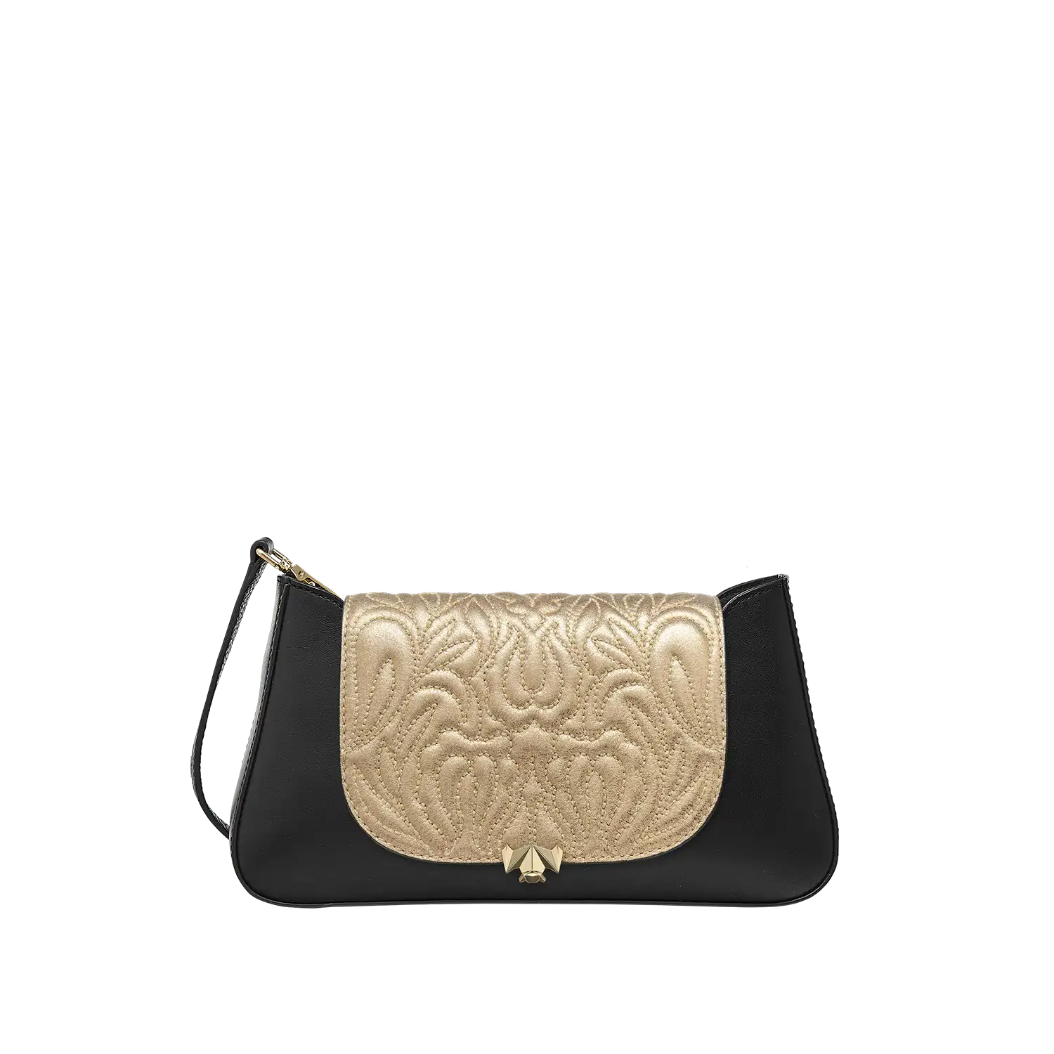 Wechselklappe - Mini Majestic Bloom - gold