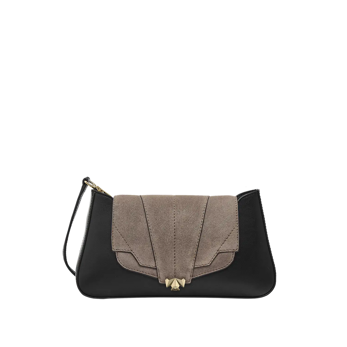 Wechselklappe - Mini Milky Solitair - taupe