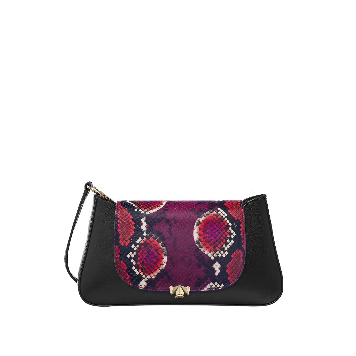 Taschenset - Pochette schwarz - Mini Peacock Blaze