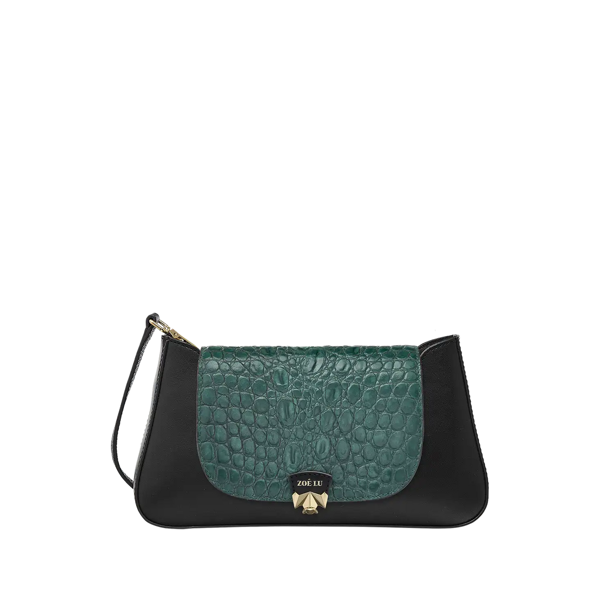 Wechselklappe - Mini Petrol Croc - petrol