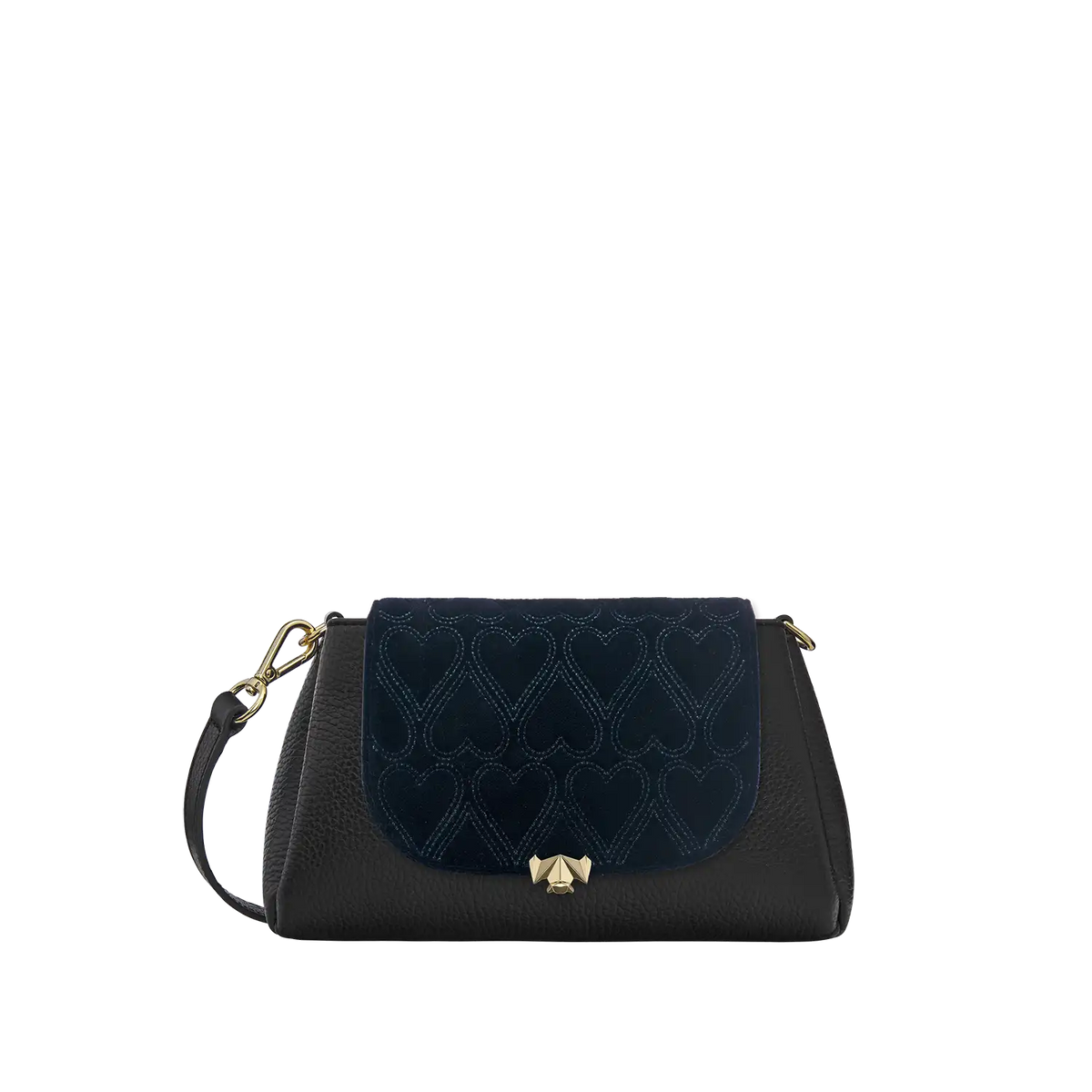 Wechselklappe - Mini Amour de Velours - dunkelblau