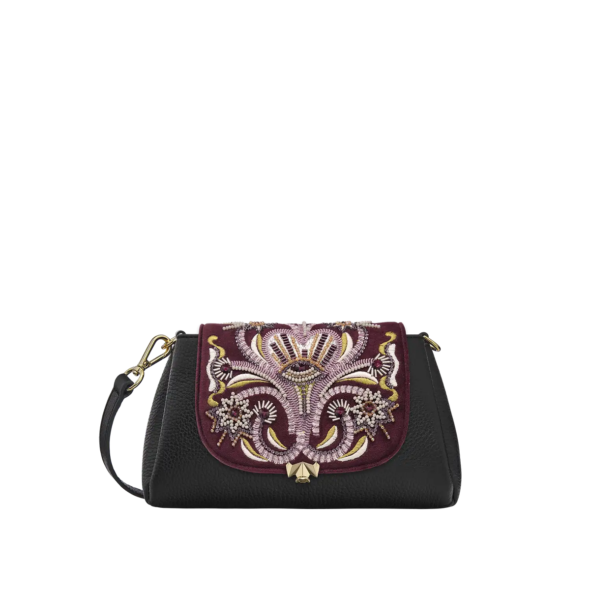 Wechselklappe - Mini La Mystérieuse - weinrot