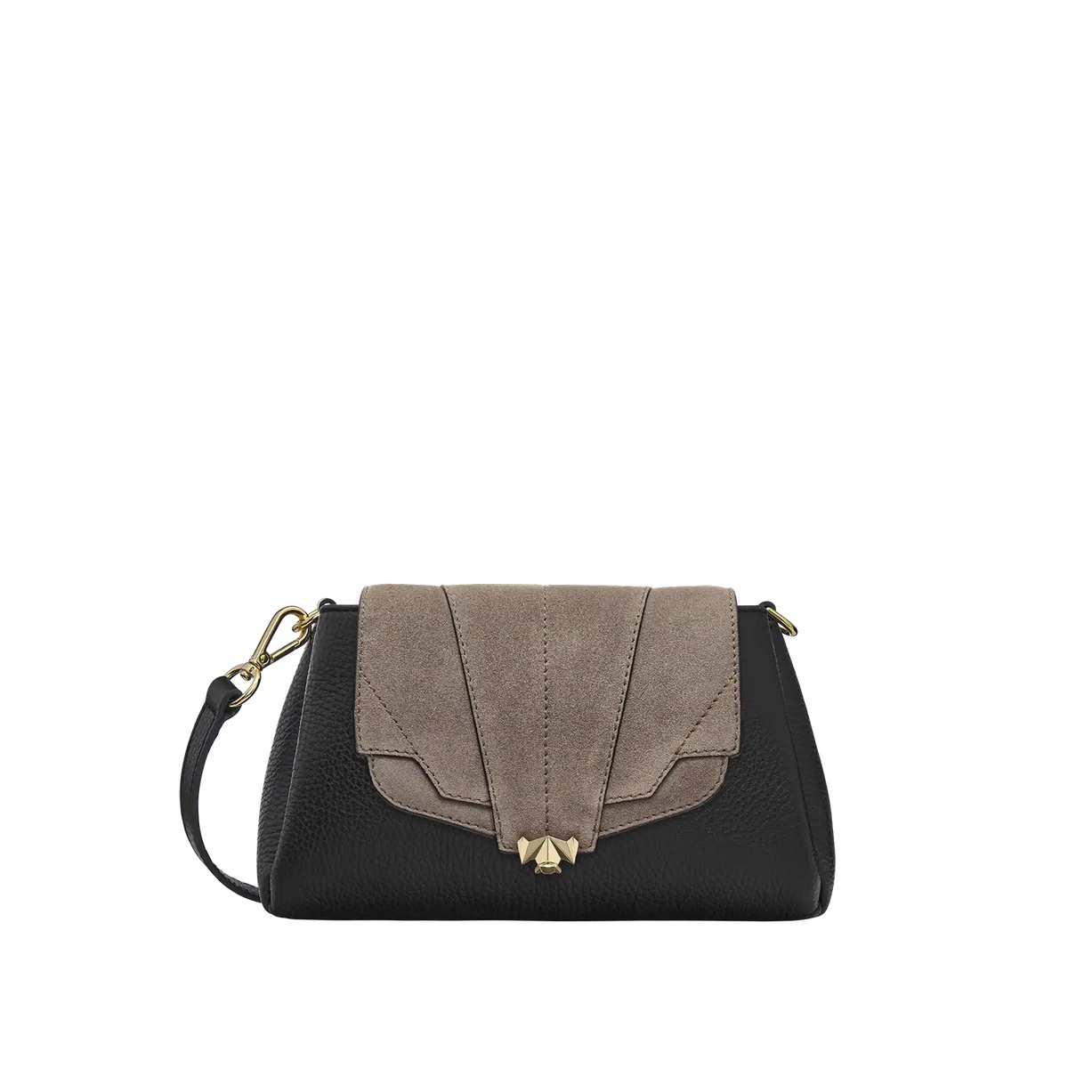 Wechselklappe - Mini Milky Solitair - taupe