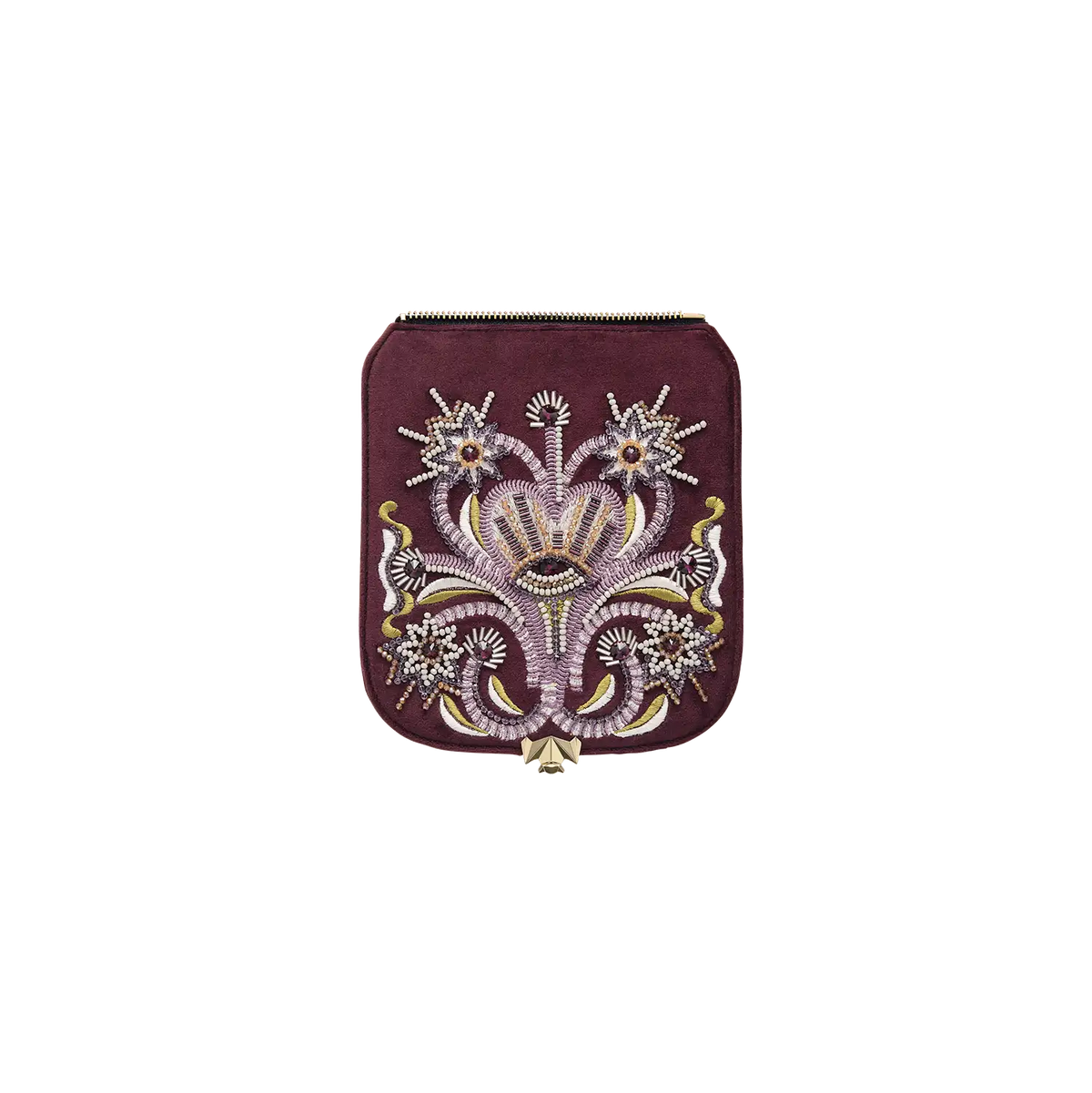 Wechselklappe - Mini La Mystérieuse - weinrot