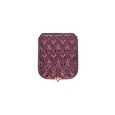 Wechselklappe - Mini Mon Amour - weinrot-metallic