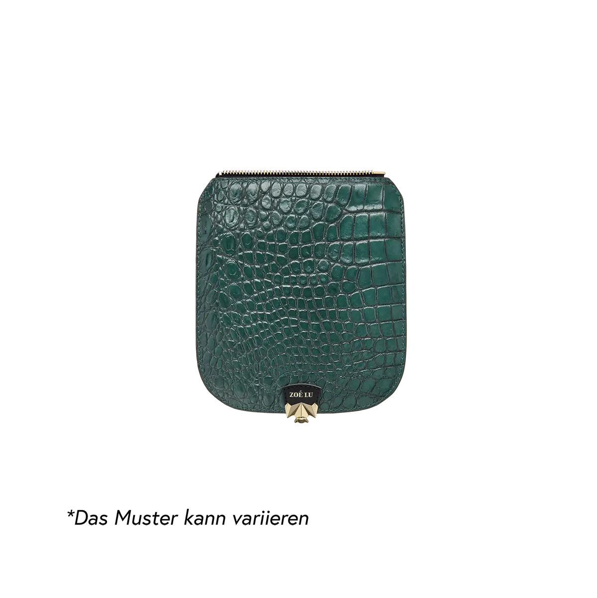 Wechselklappe - Mini Petrol Croc - petrol