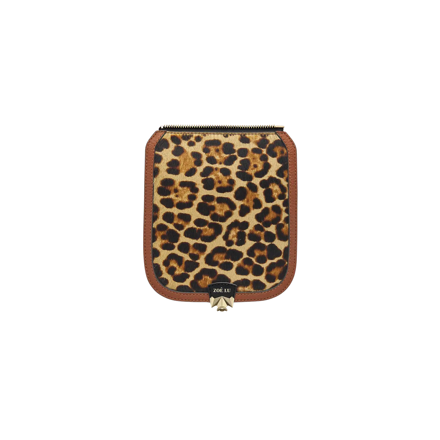 Wechselklappe - Mini Tamed Leopard - cognac