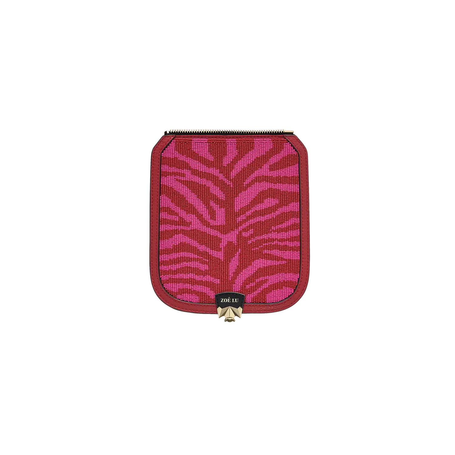Wechselklappe - Mini Zebra Paradise - rot-pink
