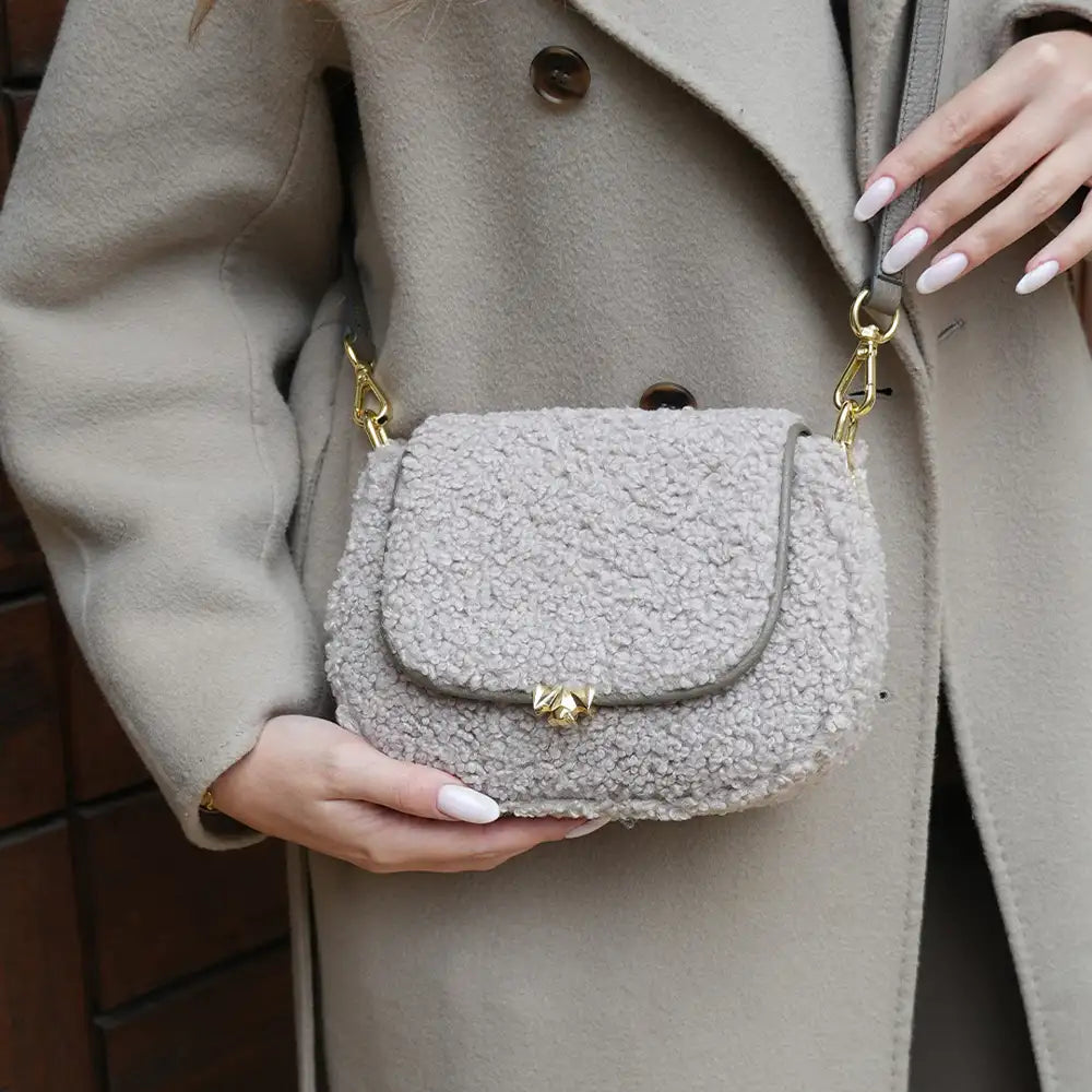 Wechselklappe - Mini Cozy Sunday - taupe