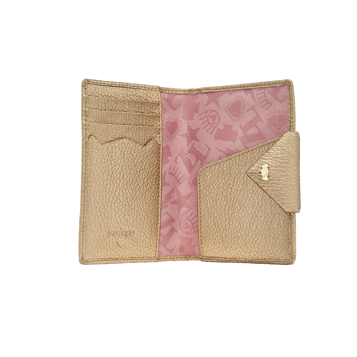 Passport Cover - Board me Baby - gold