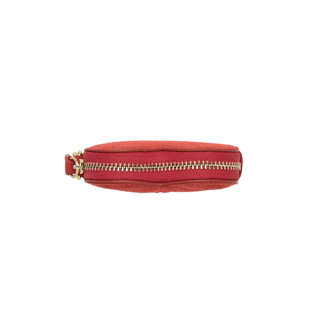 Schluesselanhaenger - Heartbeat - rot velours