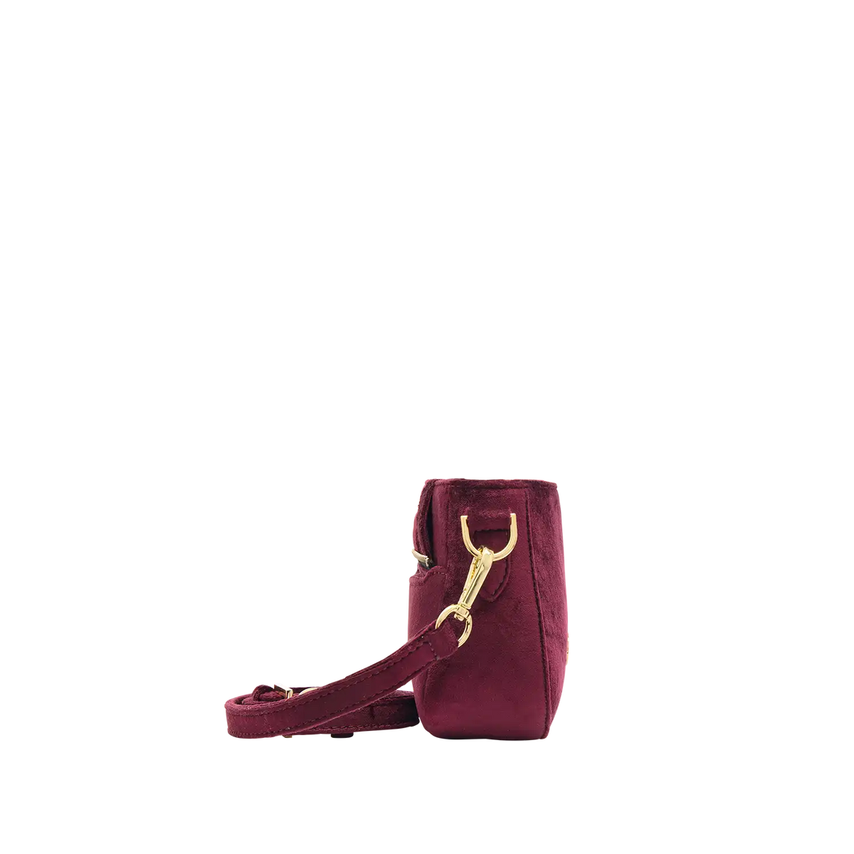 Taschenkoerper Mini Me - dunkelrot Samt