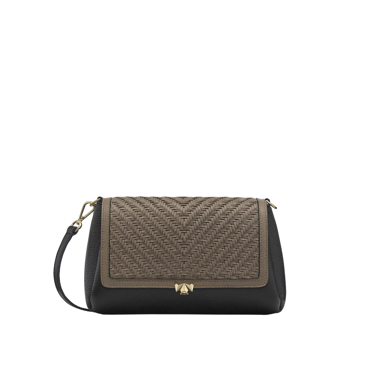 Wechselklappe - Muted Weave - taupe