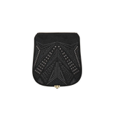 Wechselklappe - Black Sparkle - schwarz