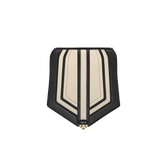 Wechselklappe - Contrast Couture - schwarz-weiß