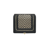 Wechselklappe - Golden Whirl - schwarz-gold