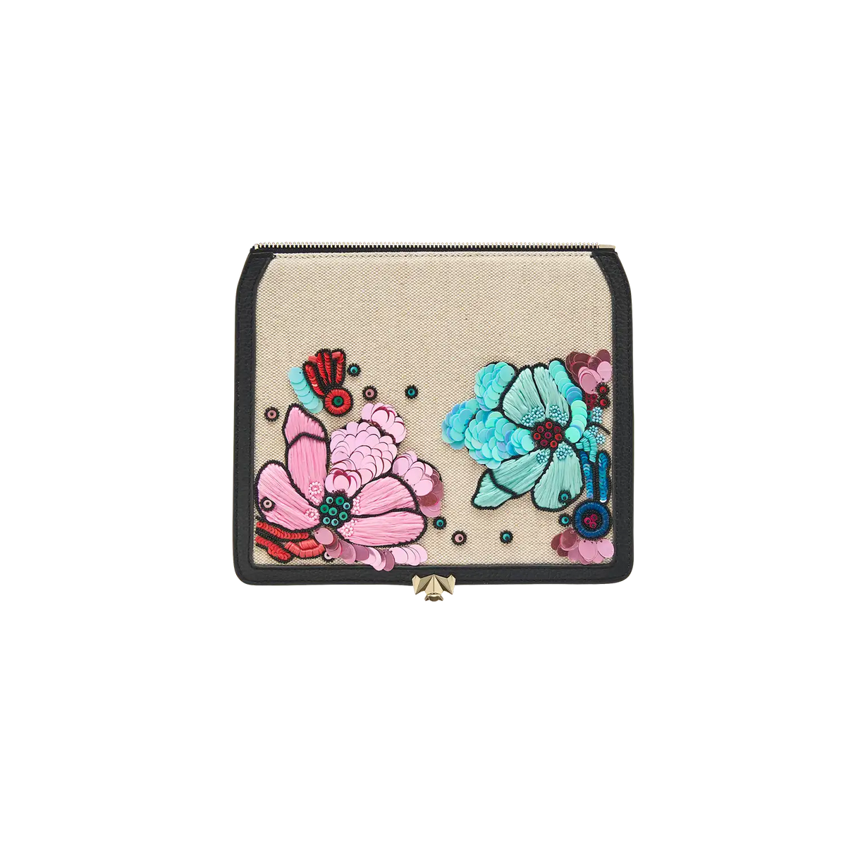 Wechselklappe - Belle Fleur - creme-bunt