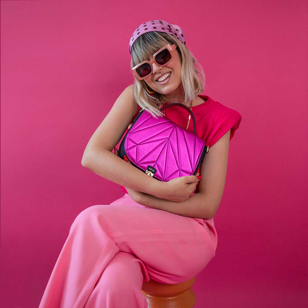 Wechselklappe - Kinda Princess - pink-metallic