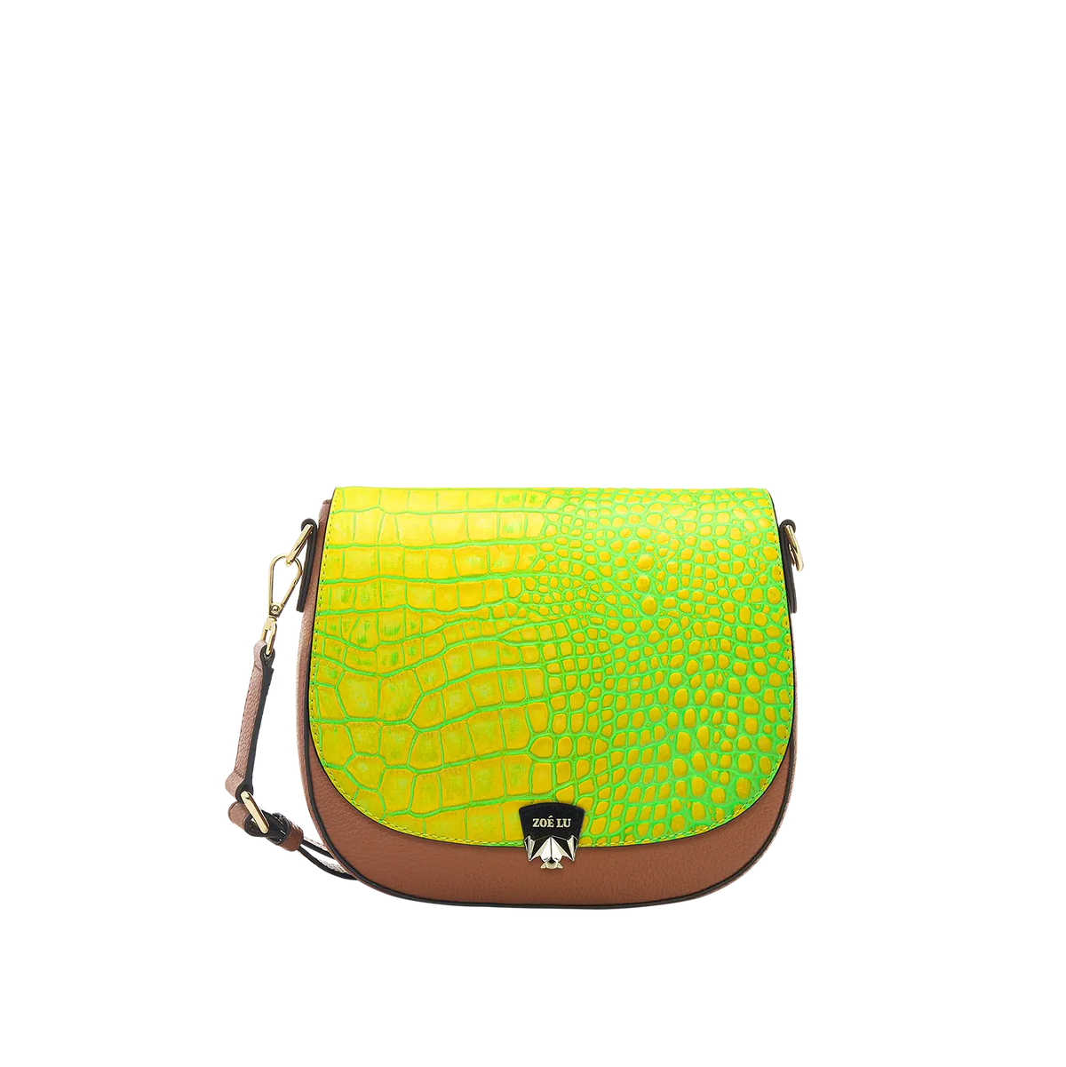 Wechselklappe - Lemon Splash - gelb-grün