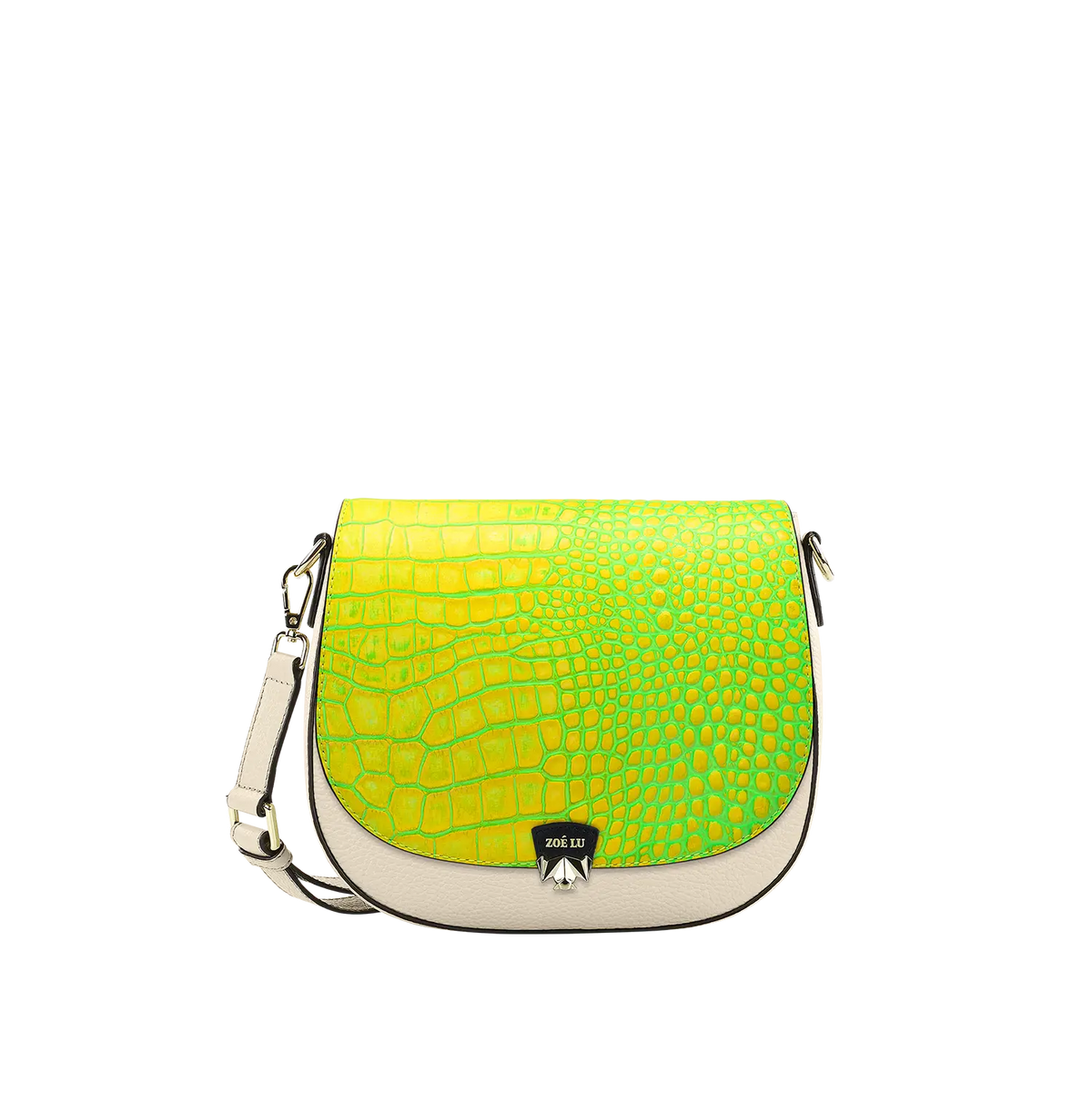 Wechselklappe - Lemon Splash - gelb-grün