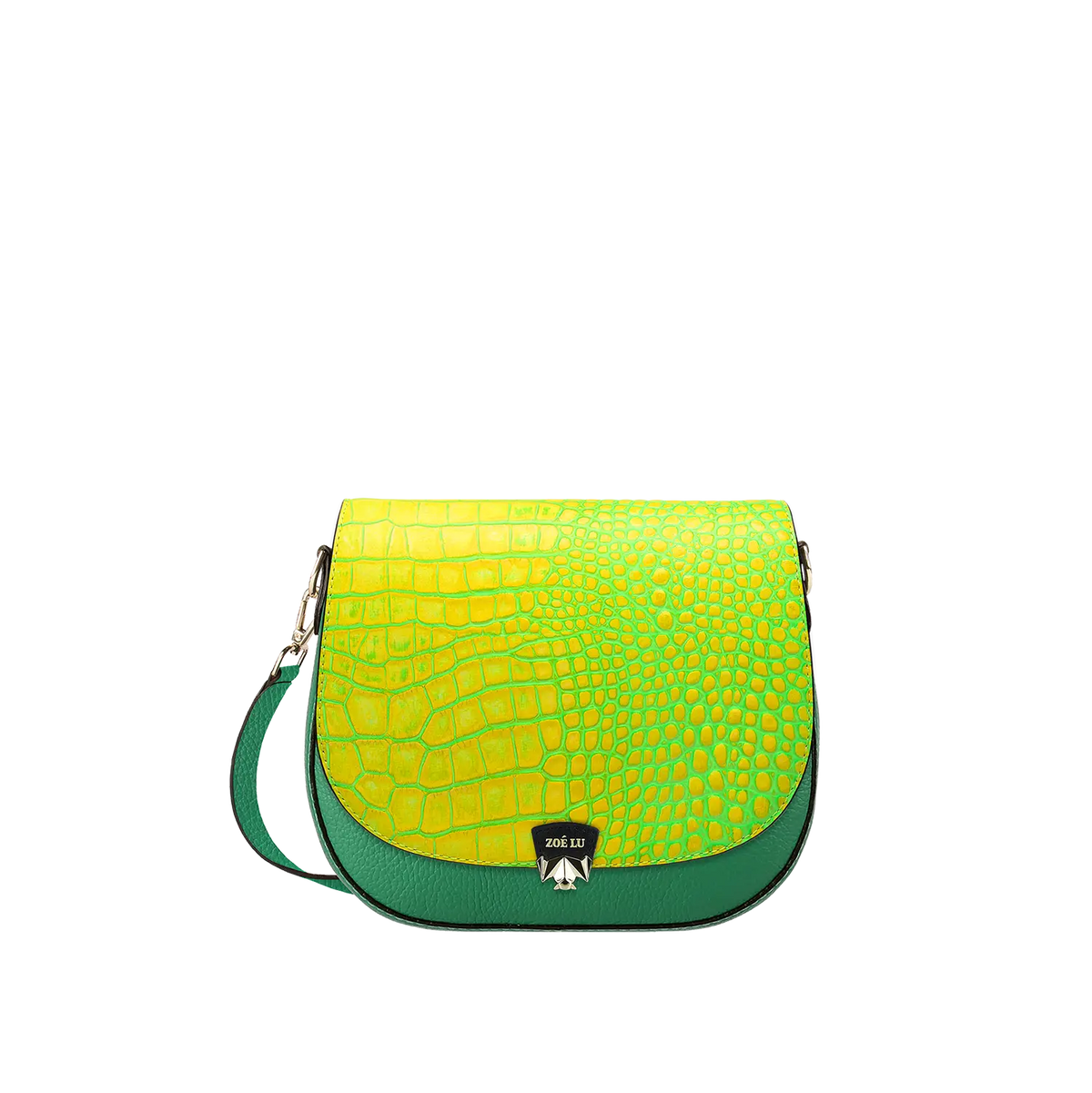 Wechselklappe - Lemon Splash - gelb-grün