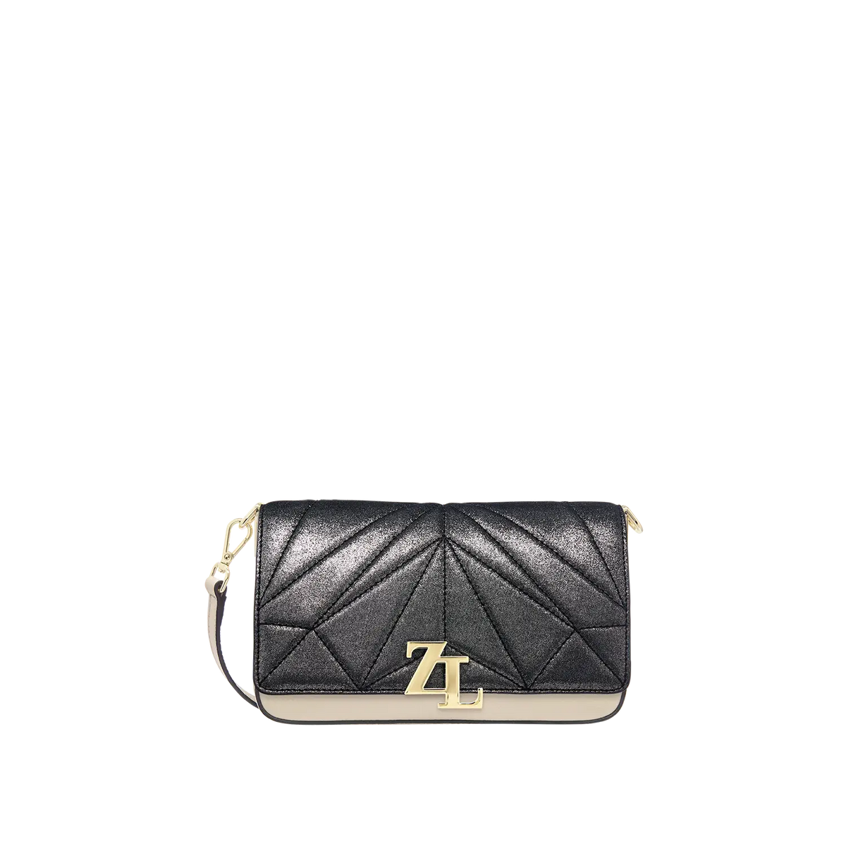 Wechselklappe - Iconic Glitter - schwarz