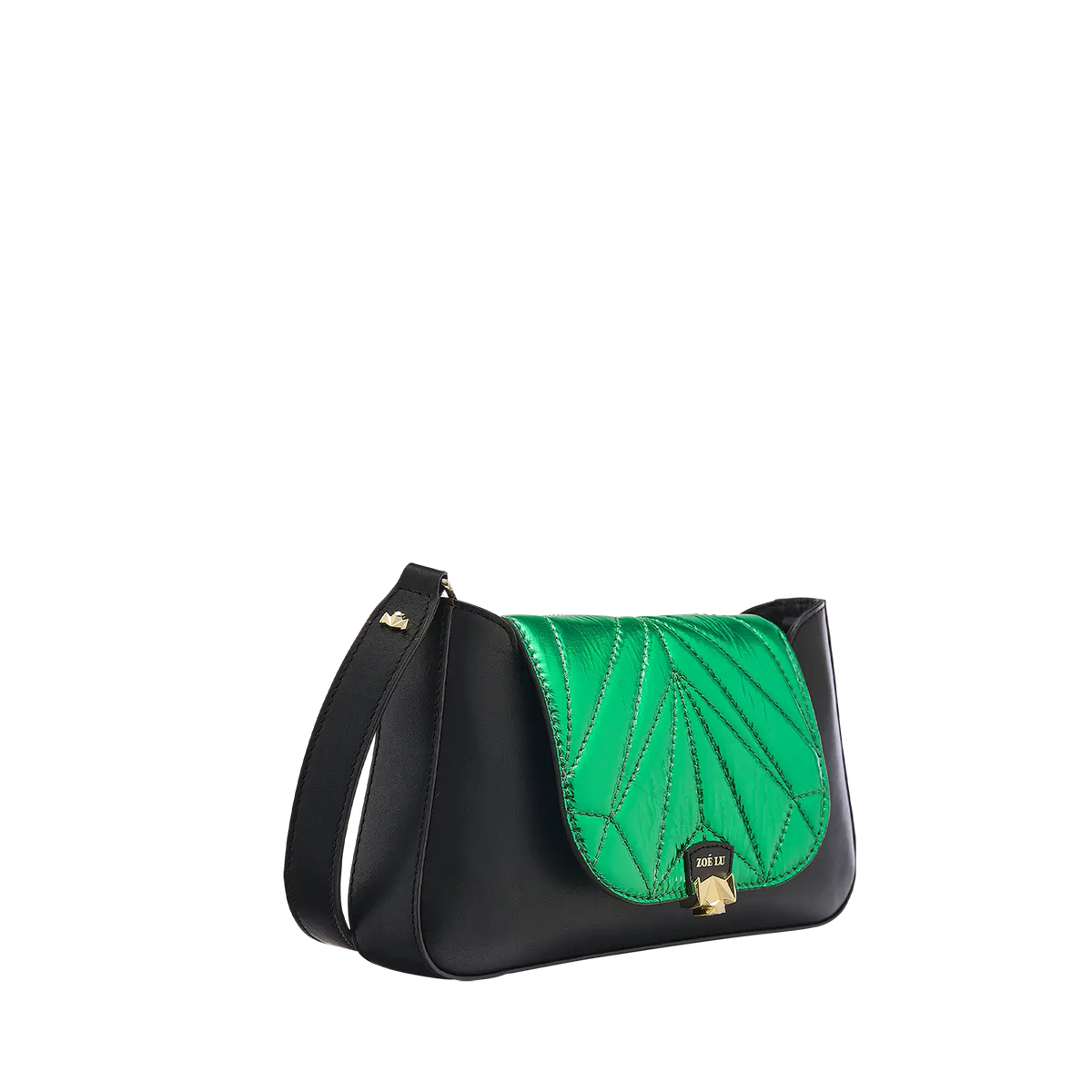 Wechselklappe - Mini Kinda Melon - grün-metallic