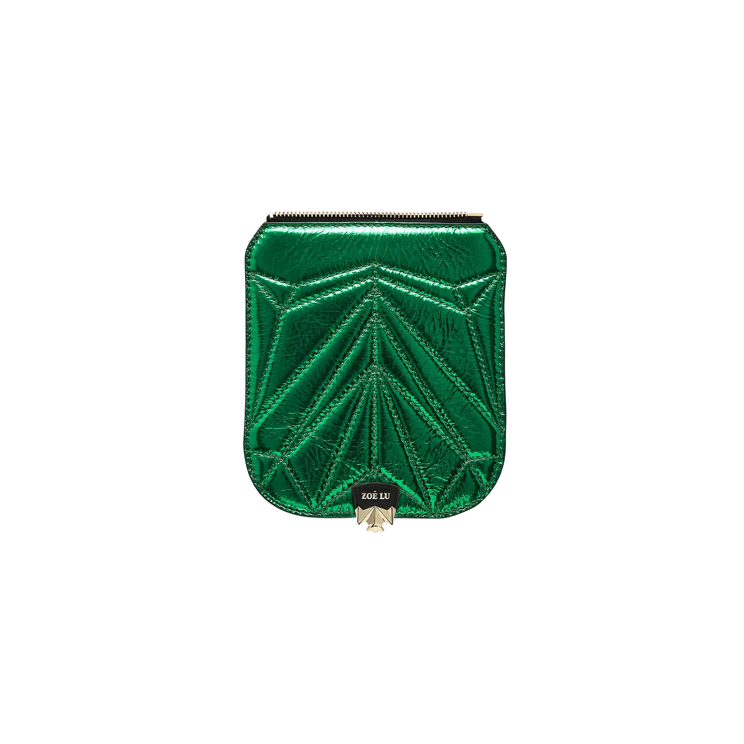 Wechselklappe - Mini Kinda Melon - grün-metallic