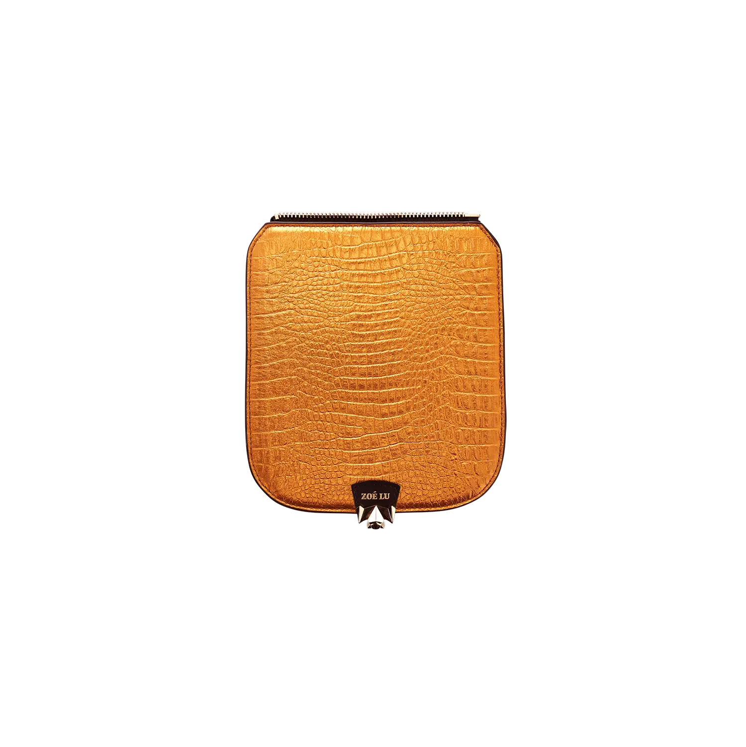 Wechselklappe - Mini Tangerine Gator - orange-metallic