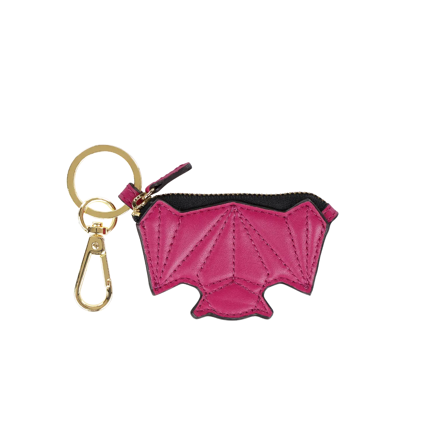Schluesselanhaenger - Zip it Bat - pink
